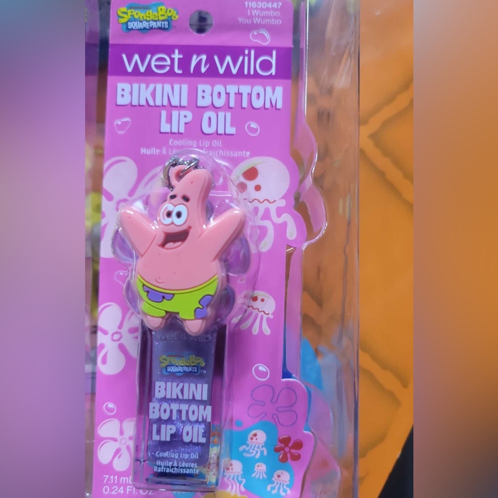 NWT Wet n Wild Bikini Bottom Cooling Lip Oil - Pink I wumbo, you wumbo